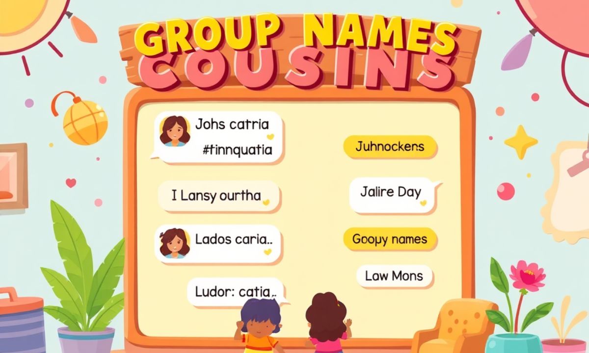 550+ Best Group Names for Cousins to Make Your Chat Shine