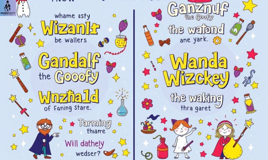 Funny Wizard Names by Gender 