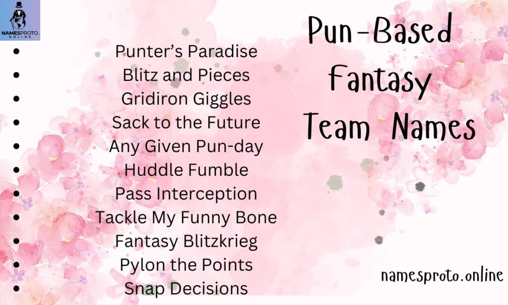 Pun-Based Fantasy Team Names