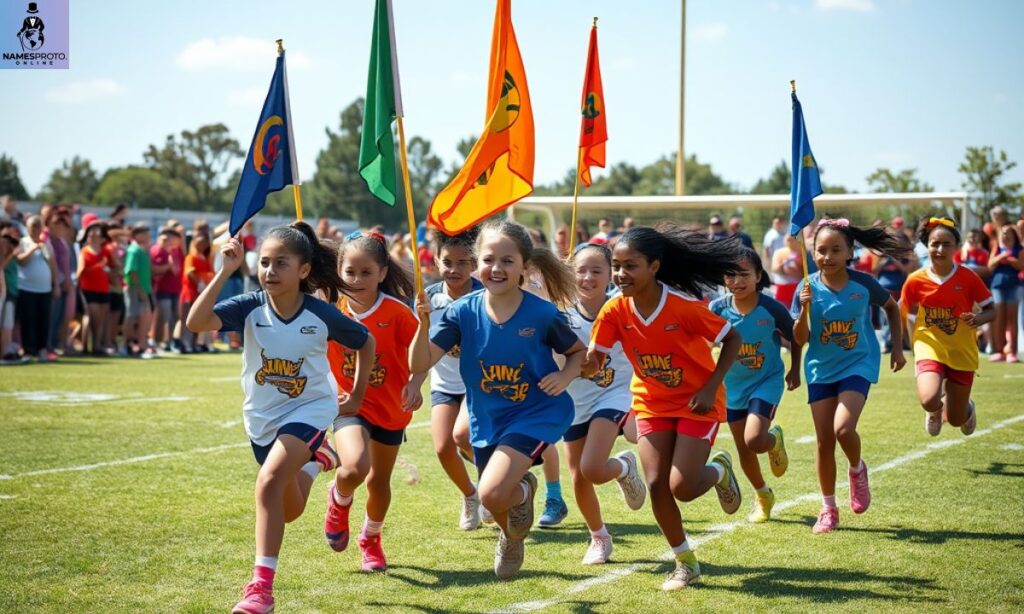 Flag Football Team Names for Girls