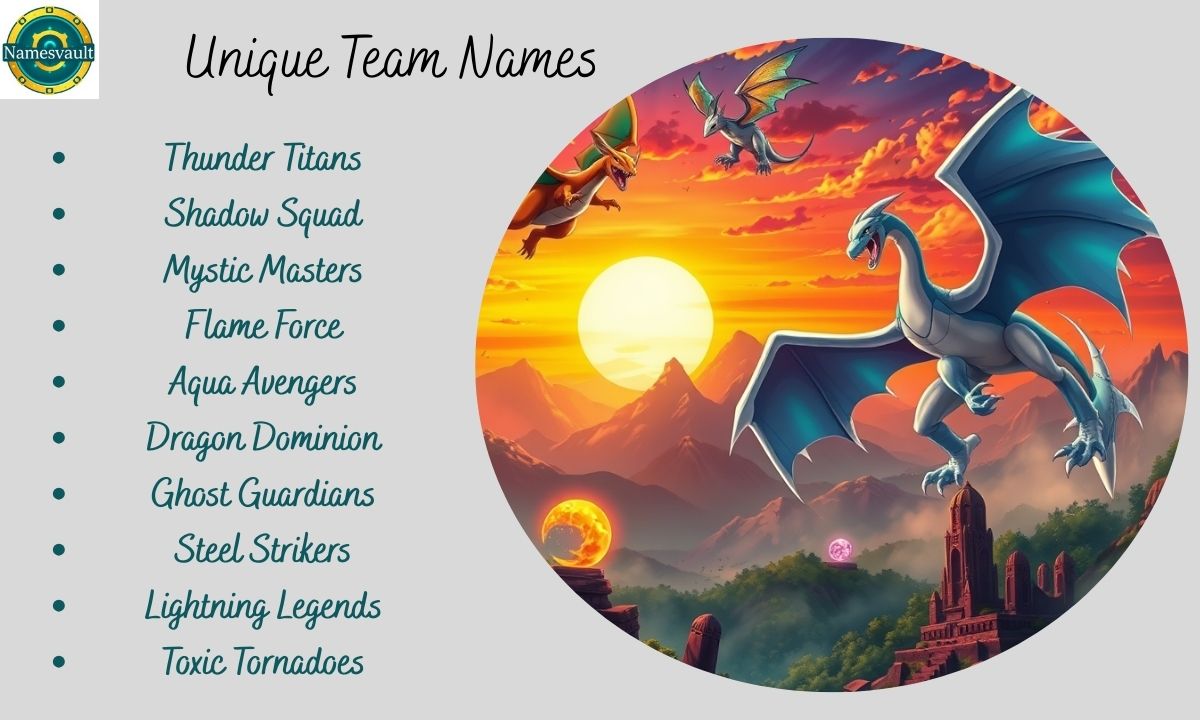 680+ Epic Pokémon Team Names to Make You a Legend in Every Battle